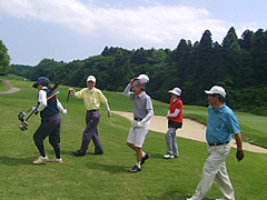 太平洋クラブ　成田コース　お客様とゴルフ