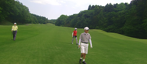 太平洋クラブ　成田コース　お客様とゴルフ