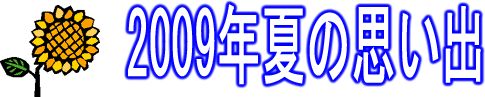 井戸端会議　2009夏の思い出